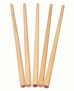 Sticks- Wooden stick 1,20 m. diam. 30mm.